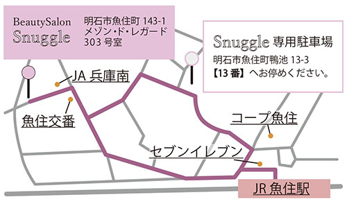 Snuggle地図